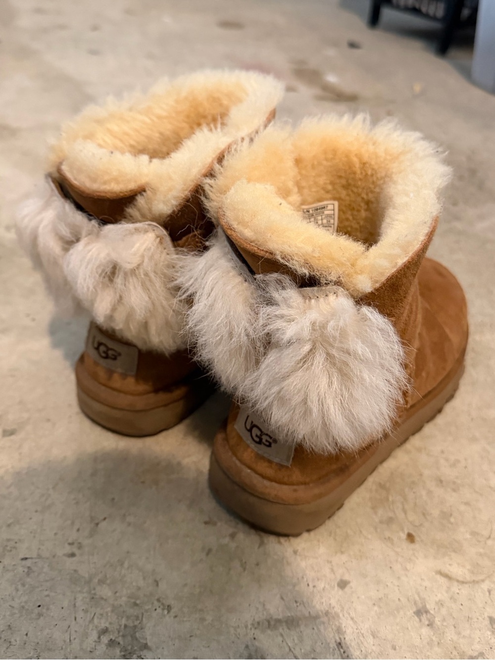 UGG Chestnut Sheepskin-Lined Boot